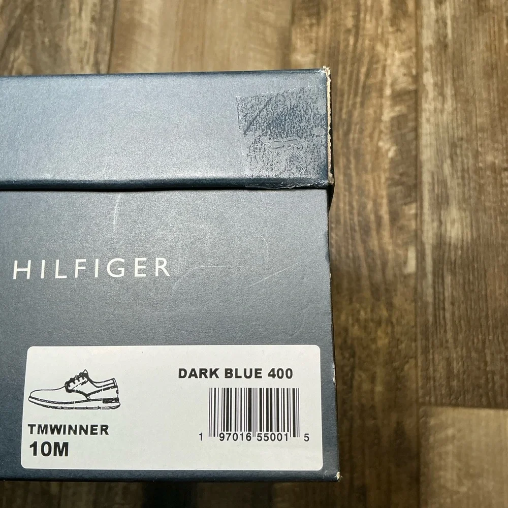 Tommy Hilfiger Navy Blue Oxfords Size 10 - Picture 9 of 16